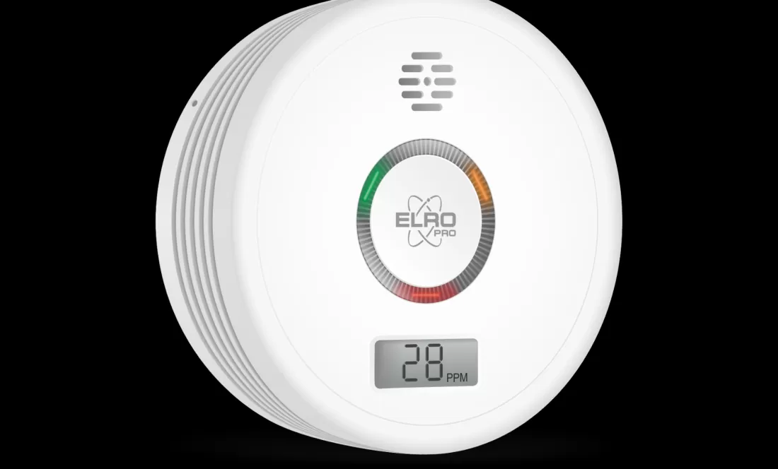 Koolmonoxidemelders*ELRO Pro Design Koolmonoxidemelder Met 10 Jaar Batterij - Automatische Zelftest - Voldoet Aan Europese Norm En50291 (Pk4910)