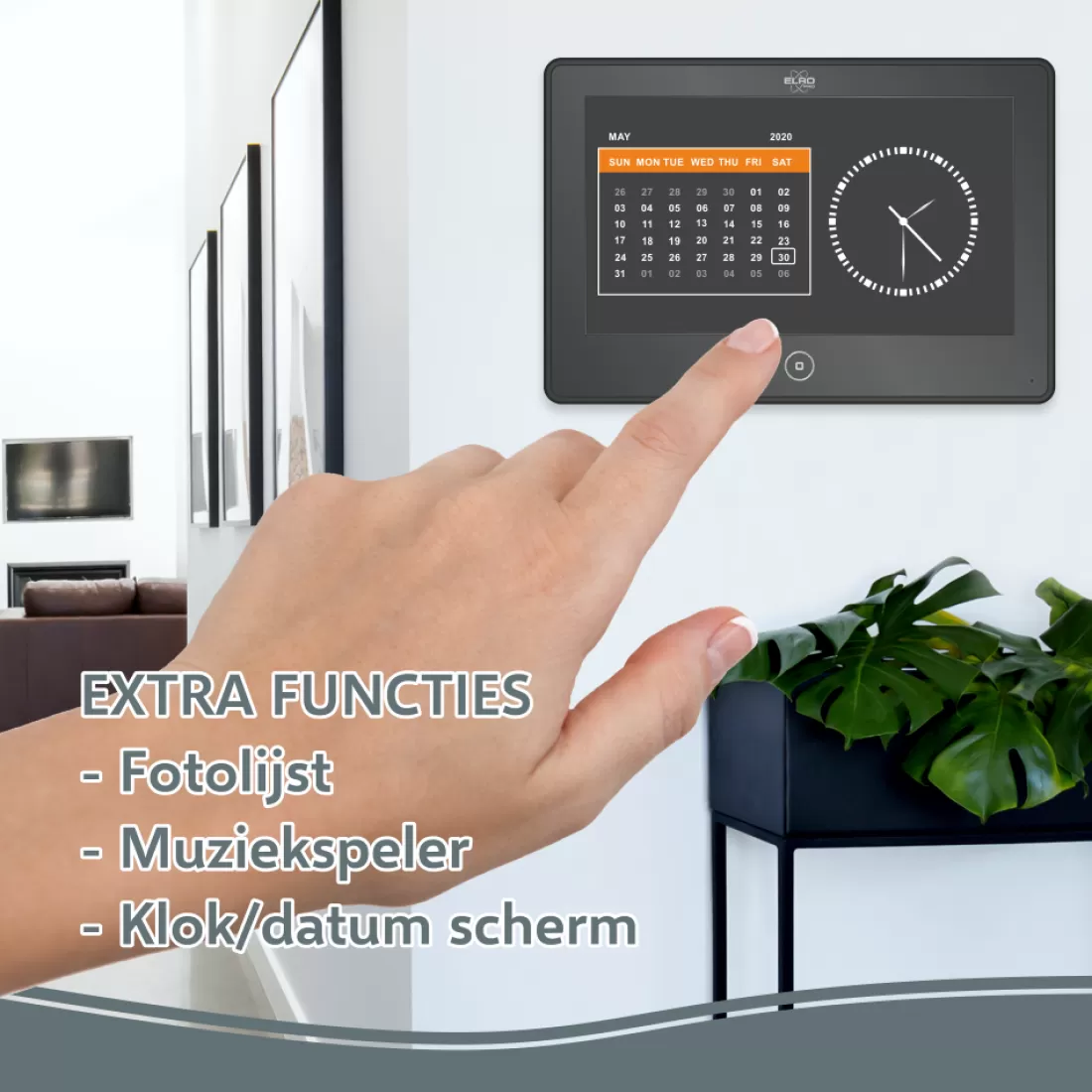 Video deur intercom | Deurintercom met camera*ELRO Pro Pv40 Full Hd Video Deur Intercom Systeem - 2 Appartementen (Pv40)