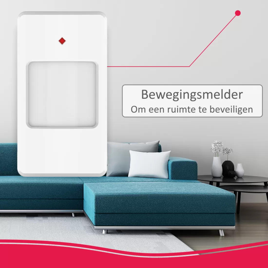 Accessoires alarmsystemen | Alarmsysteem Home+*ELRO Huisdieren Proof Bewegingsmelder Voor As90S Home+ Alarmsysteem (As90Pp)
