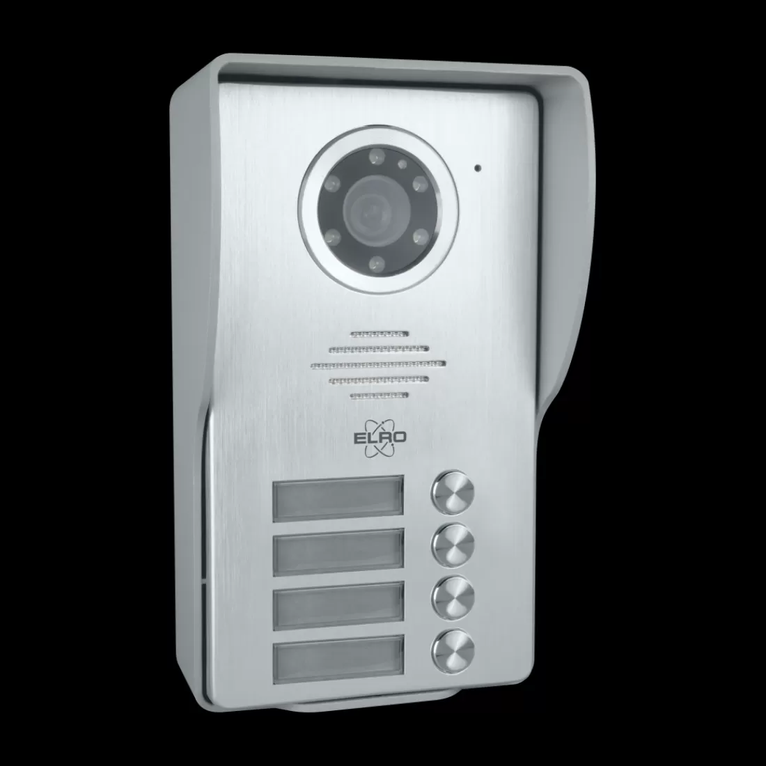 Video deur intercom | Deurintercom met camera*ELRO Video Deur Intercom - 4 Appartementen - Met 4 X 7 Inch Kleurenscherm (Dv477W4)